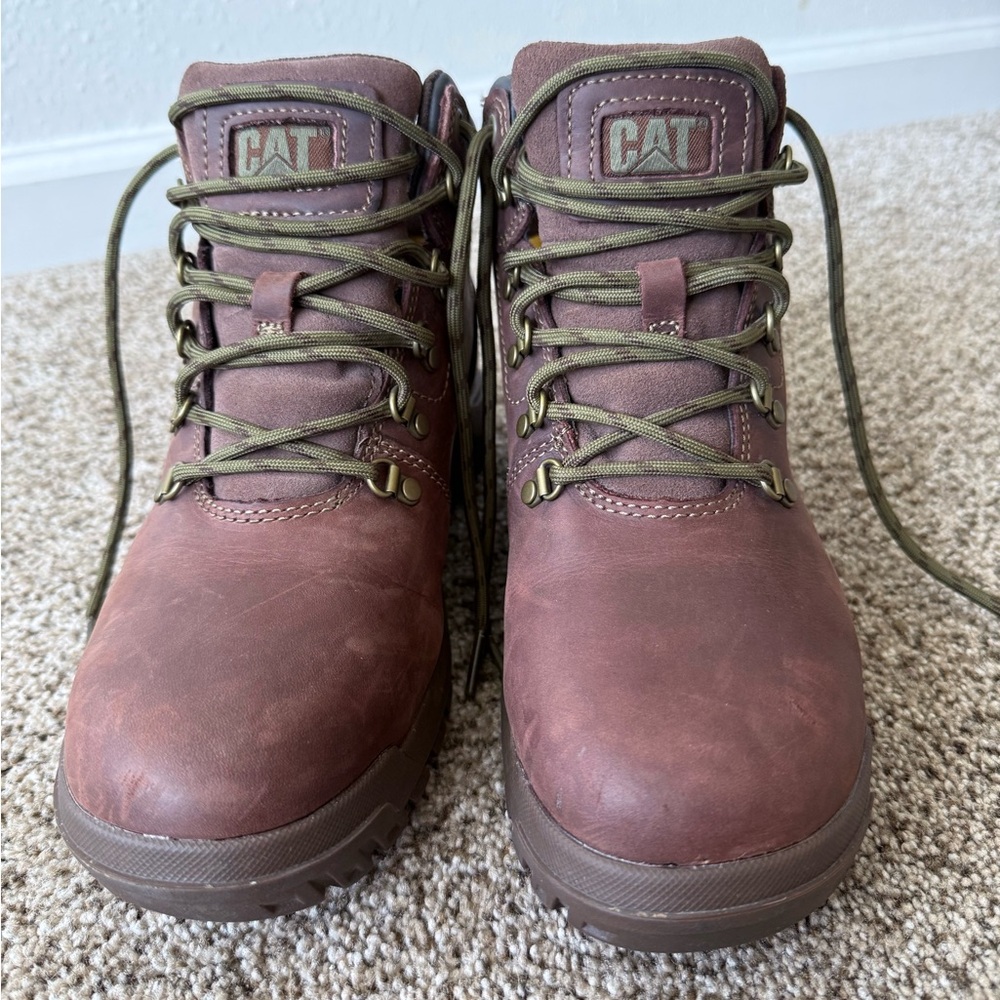 Cat Women’s Mae Steel Toe Waterproof Boot Sz 7 1/2